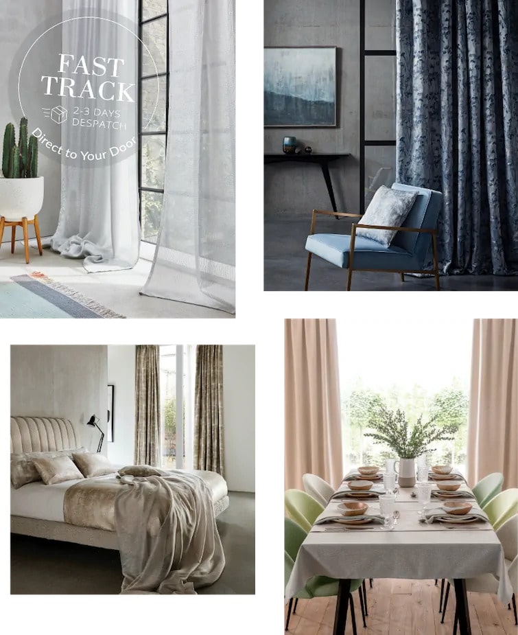 Double Pleated Curtains