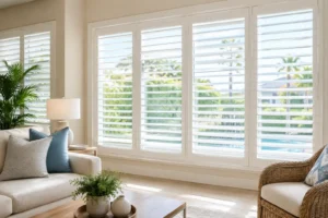 Read more about the article Why Plantation Shutters for Villas Fit So Well